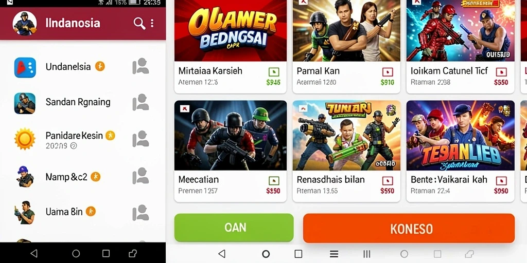 Tampilan antarmuka yang modern dan menarik.