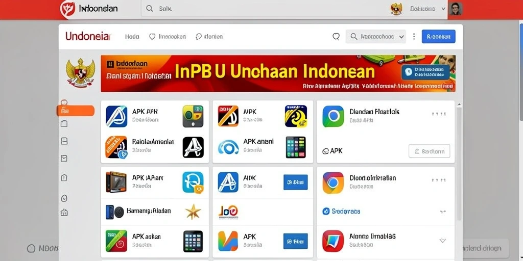 Tampilan menu utama yang menawan dan mudah dinavigasi.