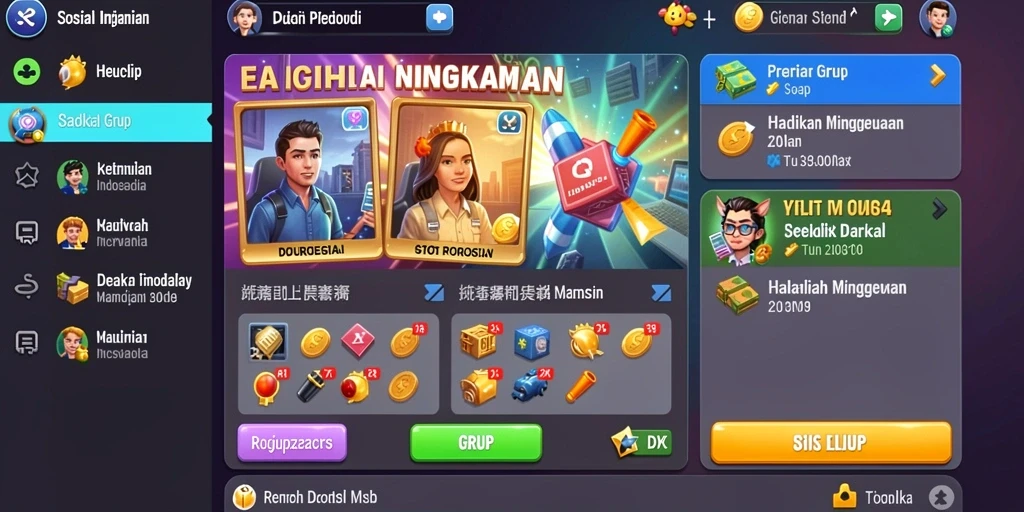 Tampilan antarmuka yang modern dan menarik.
