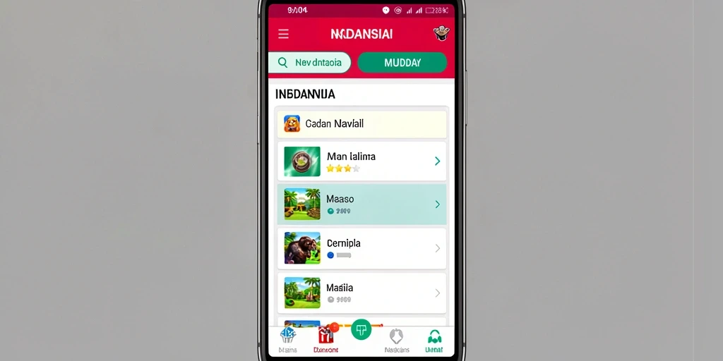 Tampilan antarmuka yang ramah pengguna.