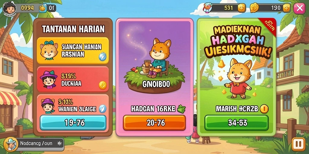 Tangkapan layar menunjukkan level penuh warna di RP8.