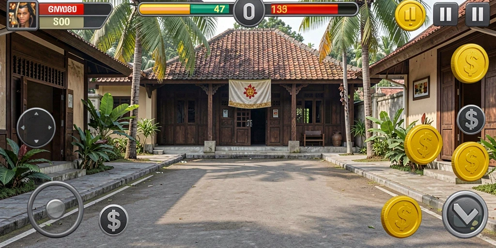 Grafis menarik yang memanjakan mata.