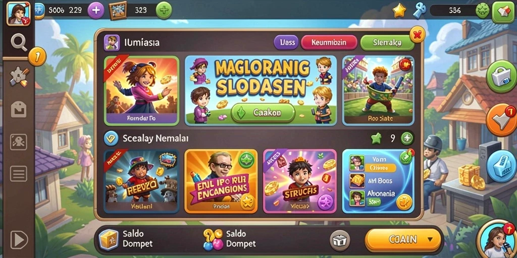 Tampilan antarmuka pengguna yang menarik dan modern.