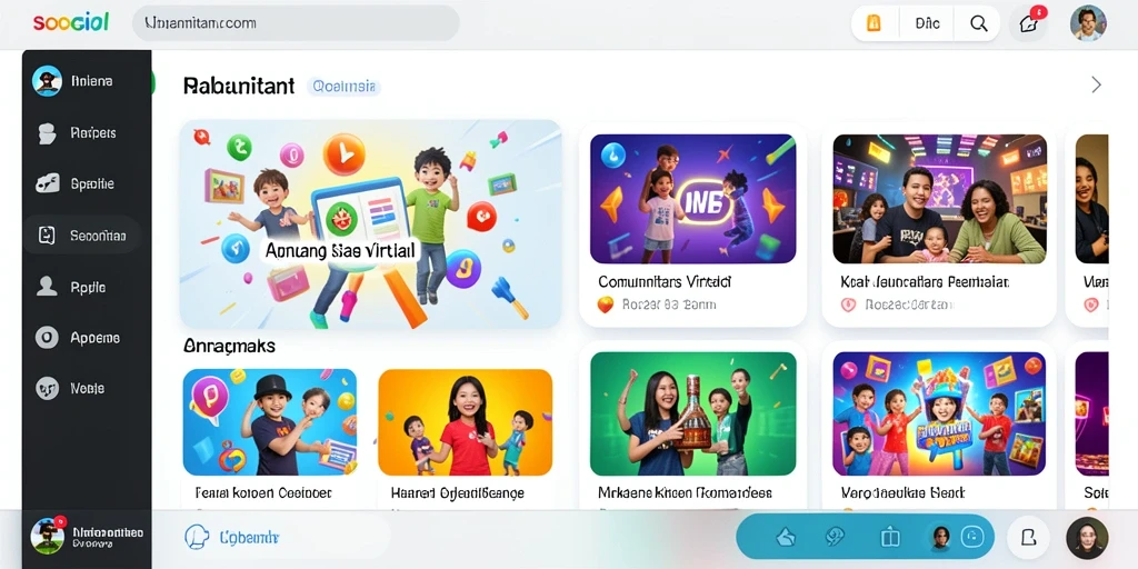 Tampilan awal yang menarik dan user-friendly.