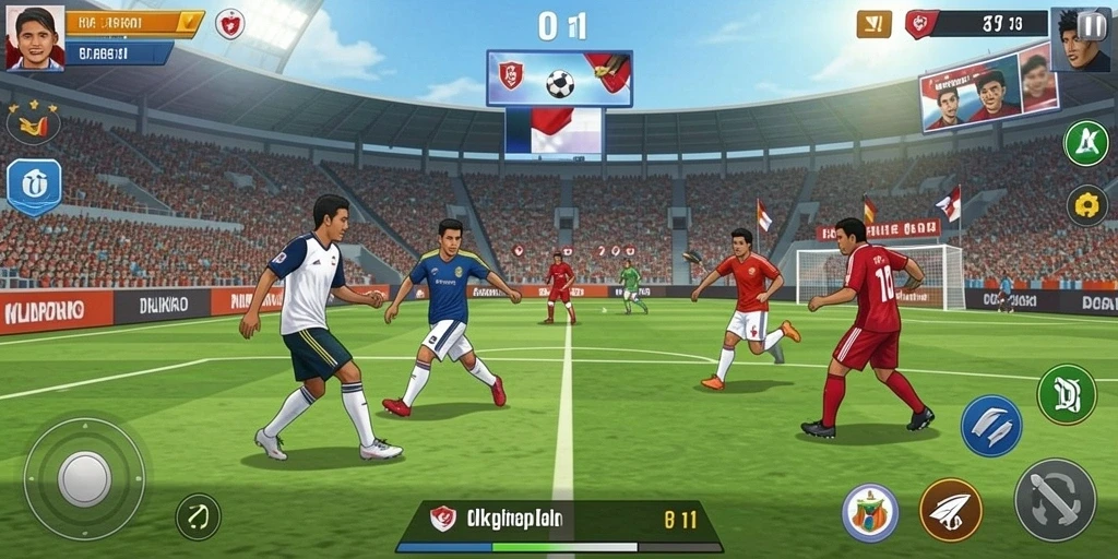 Tangkapan layar menampilkan karakter utama dalam aksi.